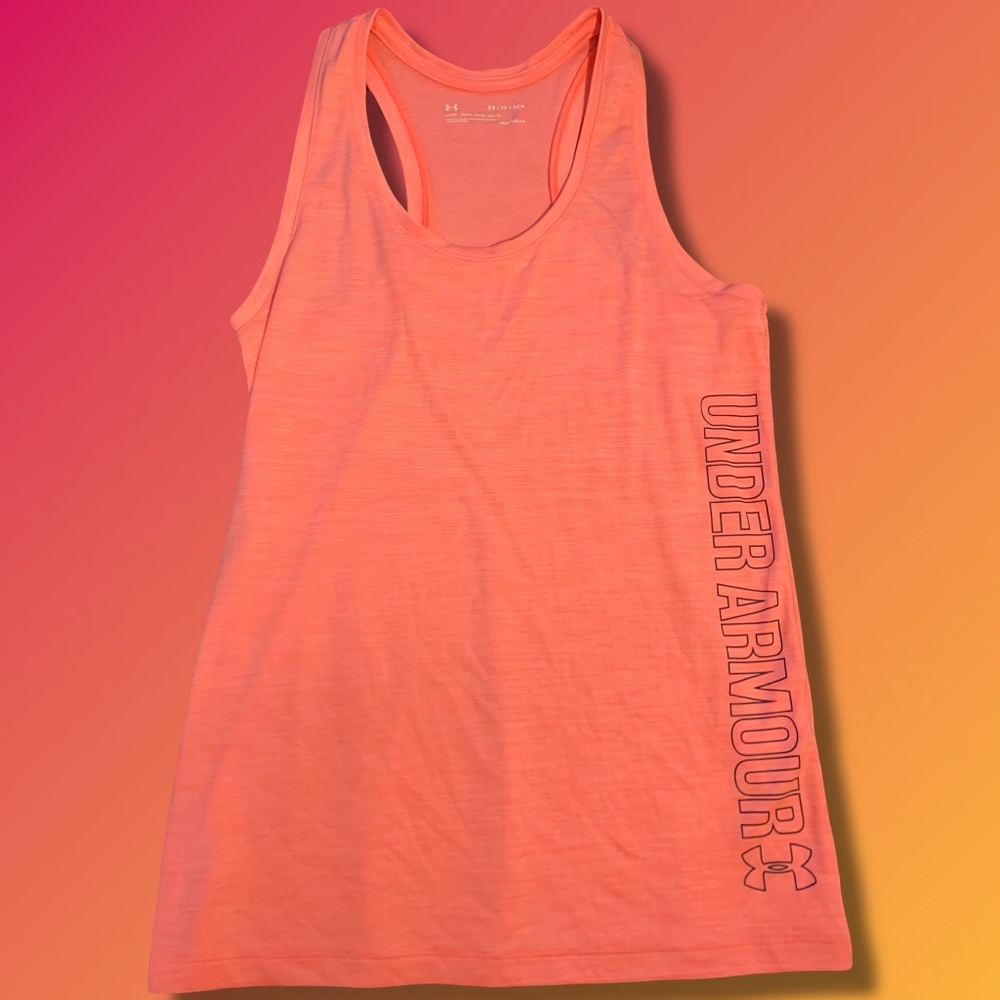 Under Armour Side Logo Tank Top 🩷🏃‍♀️